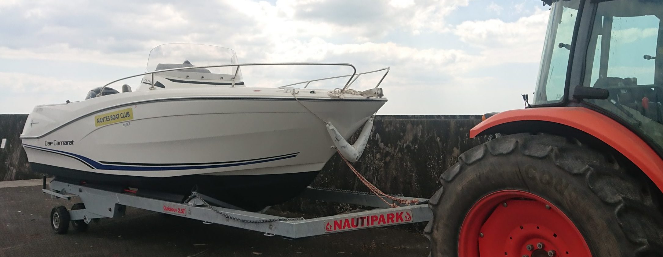 mise à l'eau bateau pornic